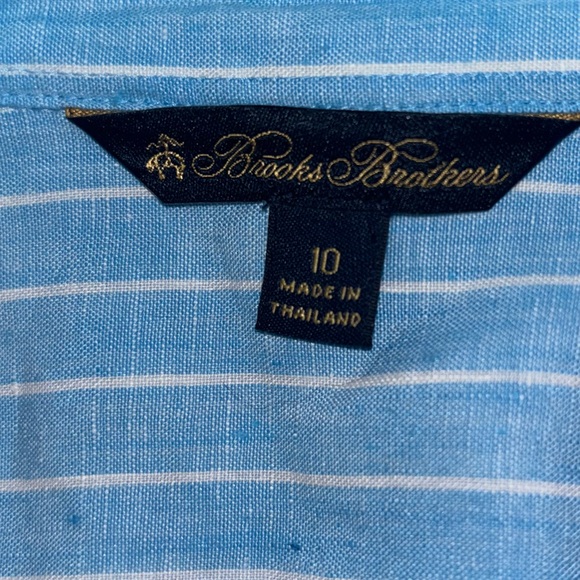 Brooks Brothers Linen Button Down Shirt - Picture 8 of 8